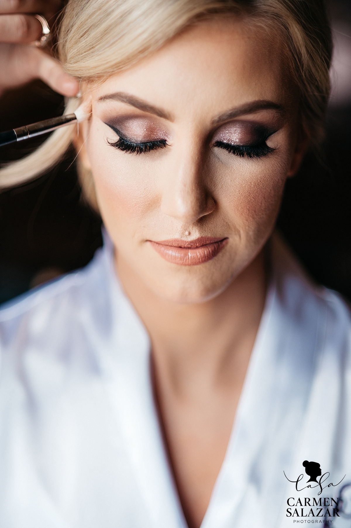 Glamorous bridal makeup - Carmen Salazar