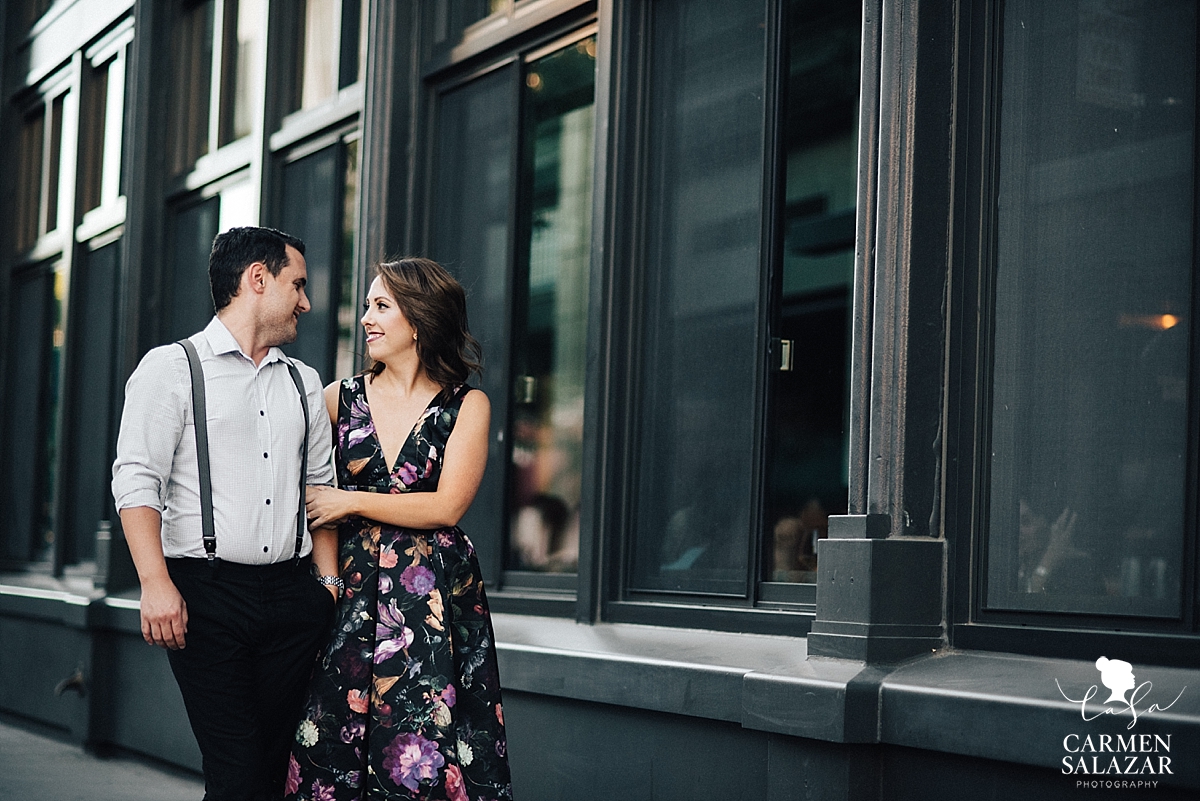 Urban downtown Sacramento engagement sessions - Carmen Salazar