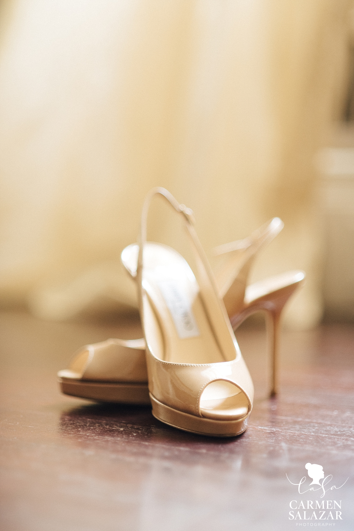 Nude bridal heels - Carmen Salazar