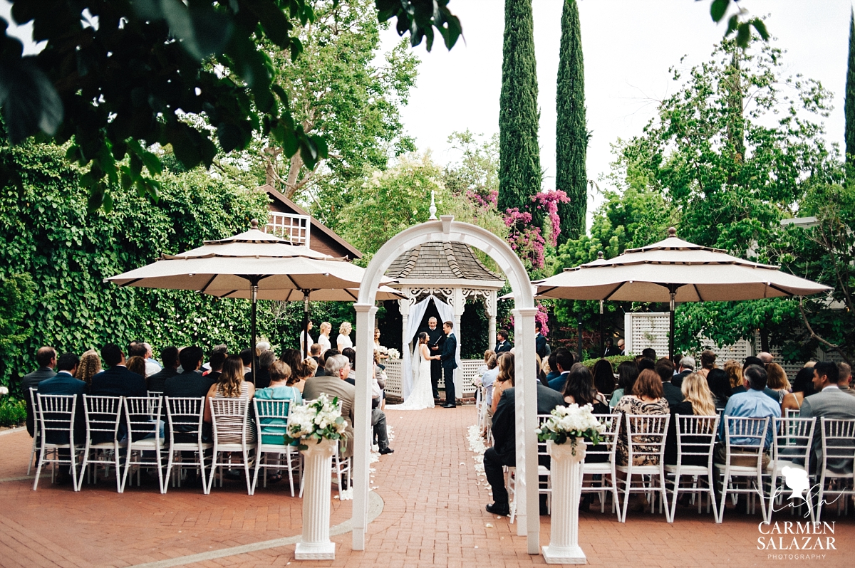 Vizcaya summer garden wedding ceremony - Carmen Salazar