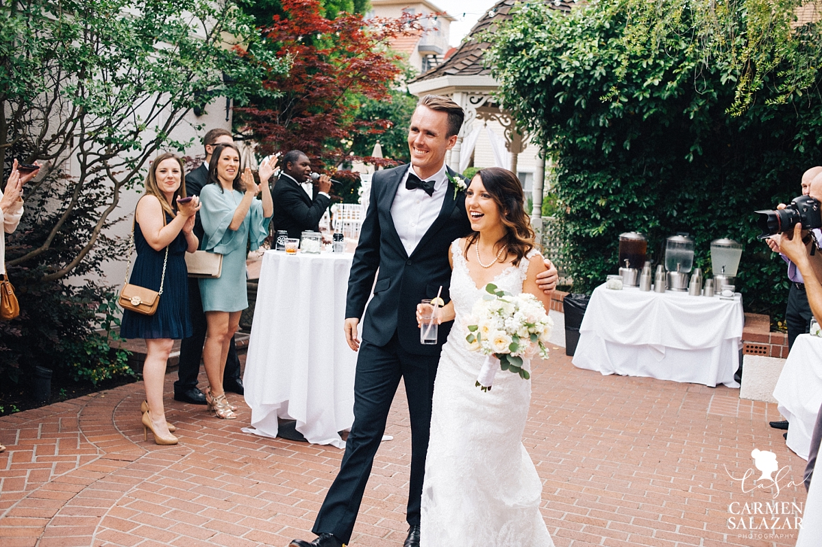 Grand entrance at Vizcaya summer wedding - Carmen Salazar