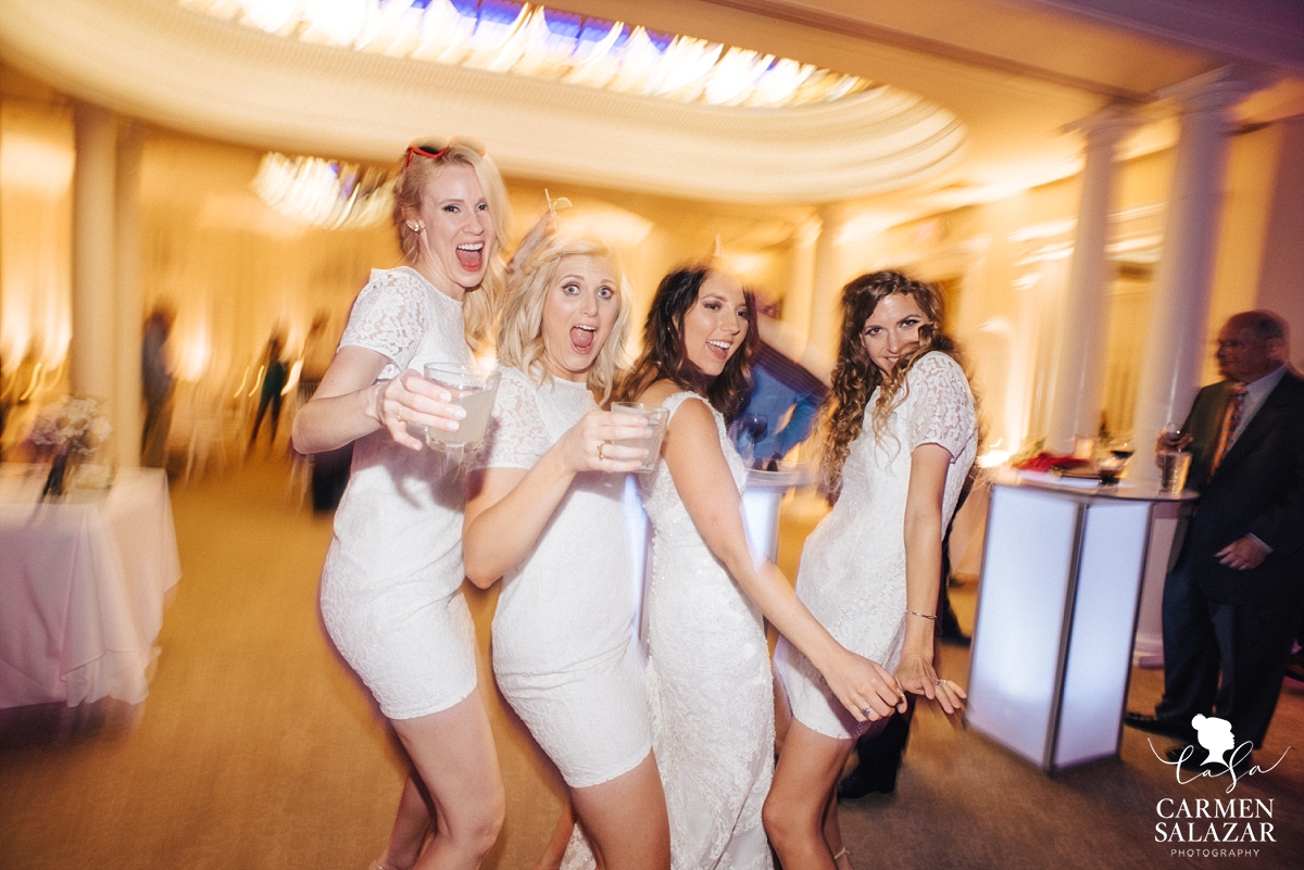 Fun bridal party reception photography - Carmen Salazar