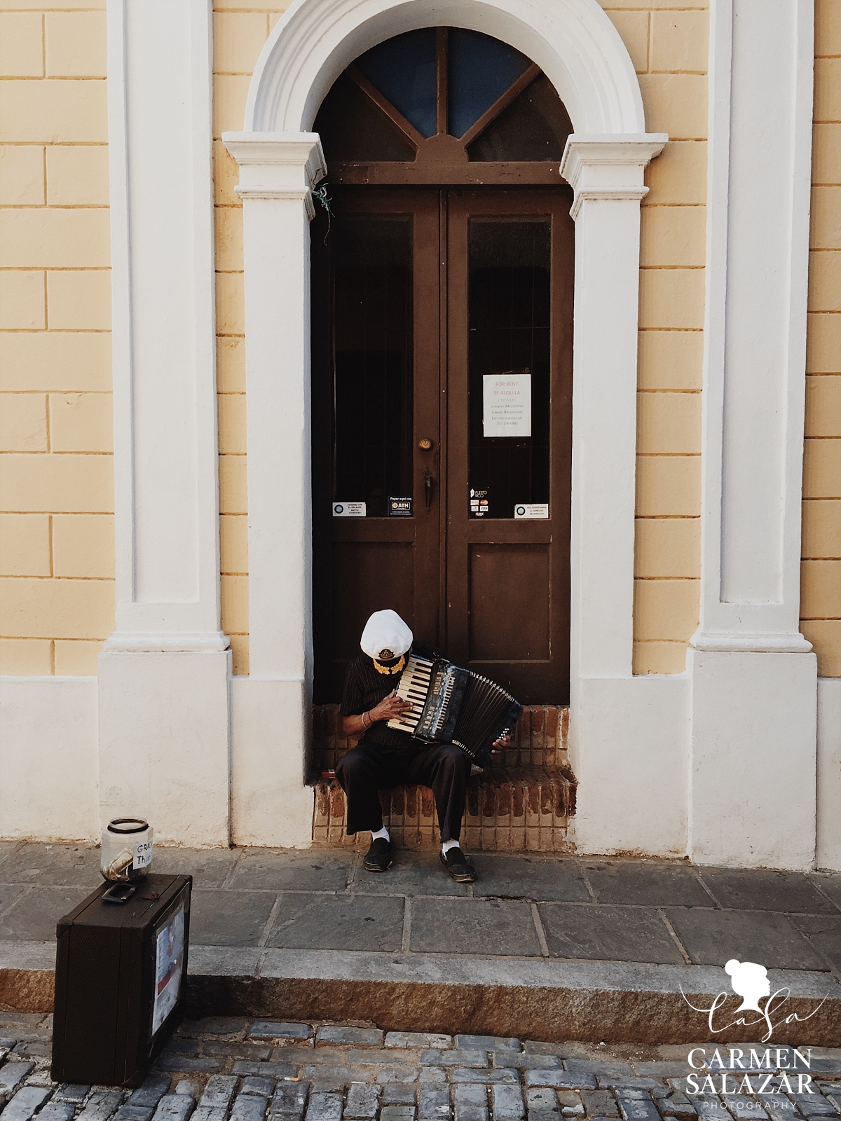 Musician on street in Old San Juan