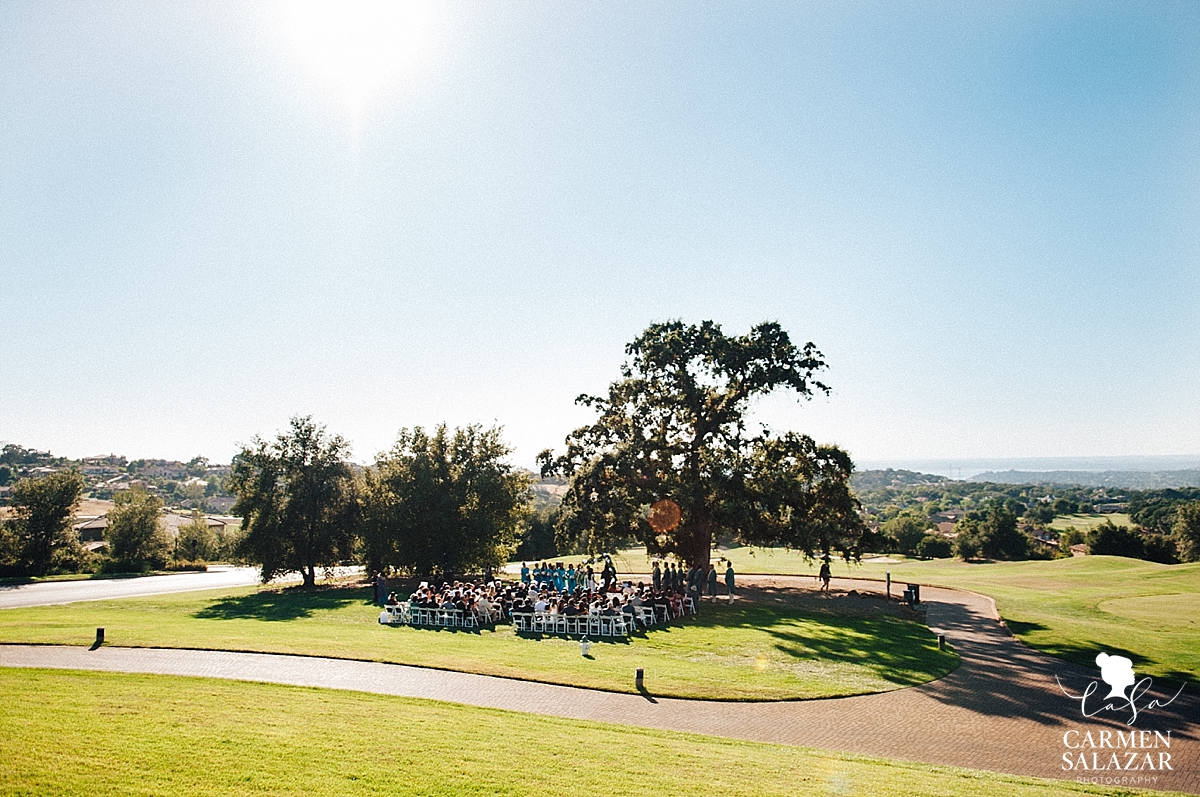 Serrano Country Club Wedding Ceremony - Carmen Salazar