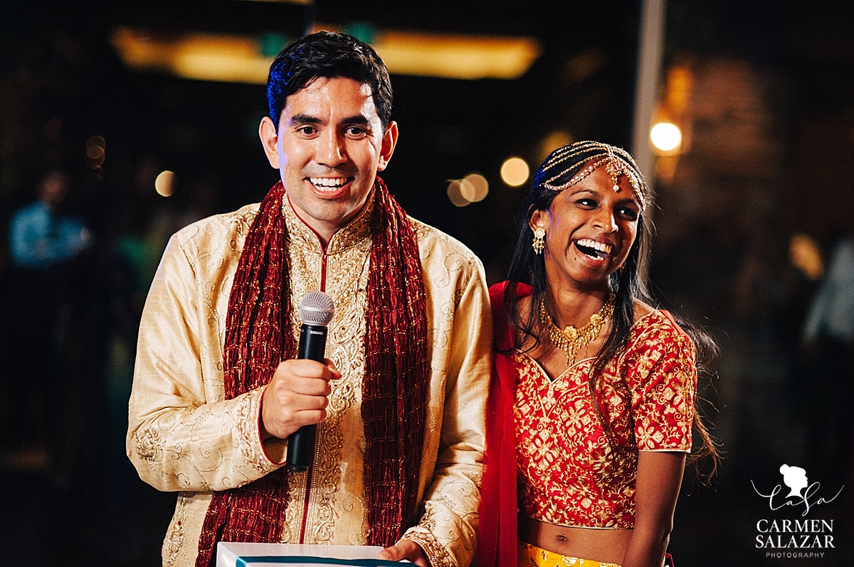 Indian traditional ceremony at reception - Carmen Salazar