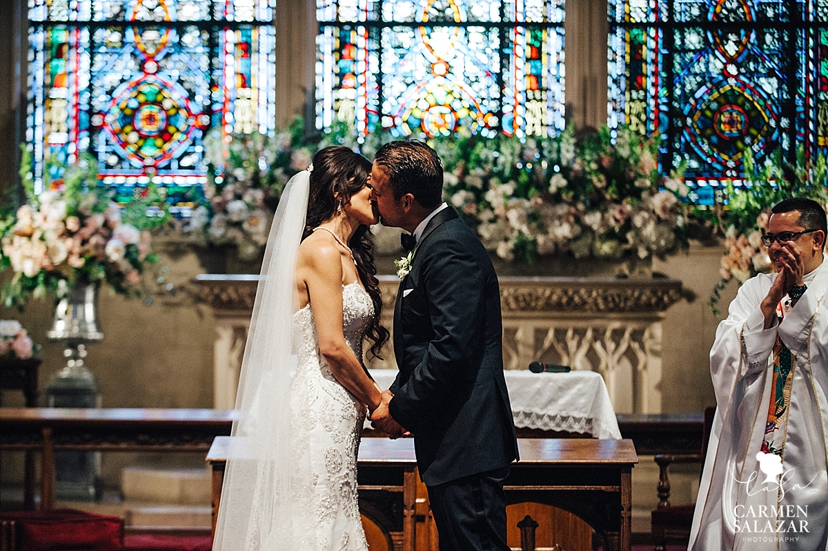 Stockton University Of Pacific Morris Chapel summer wedding - Carmen Salazar 