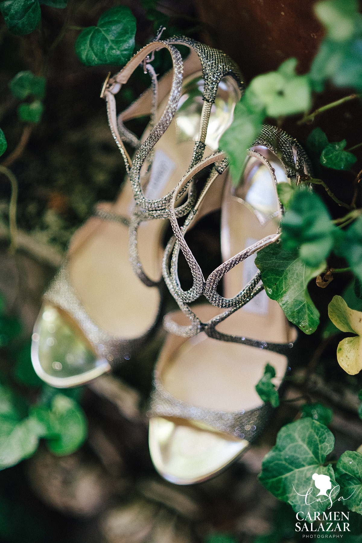 Sexy rhinestone wedding heels - Carmen Salazar