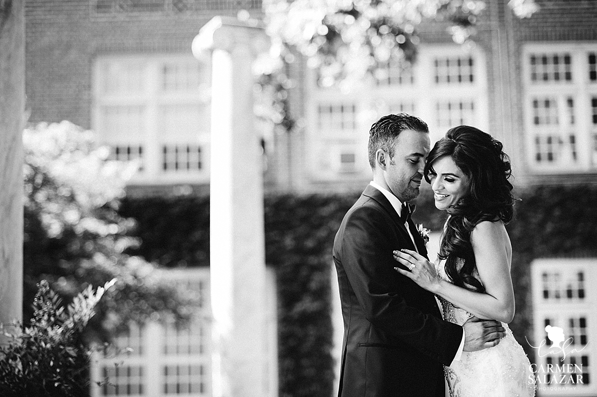 Dramatic University of Pacific wedding portraits - Carmen Salazar