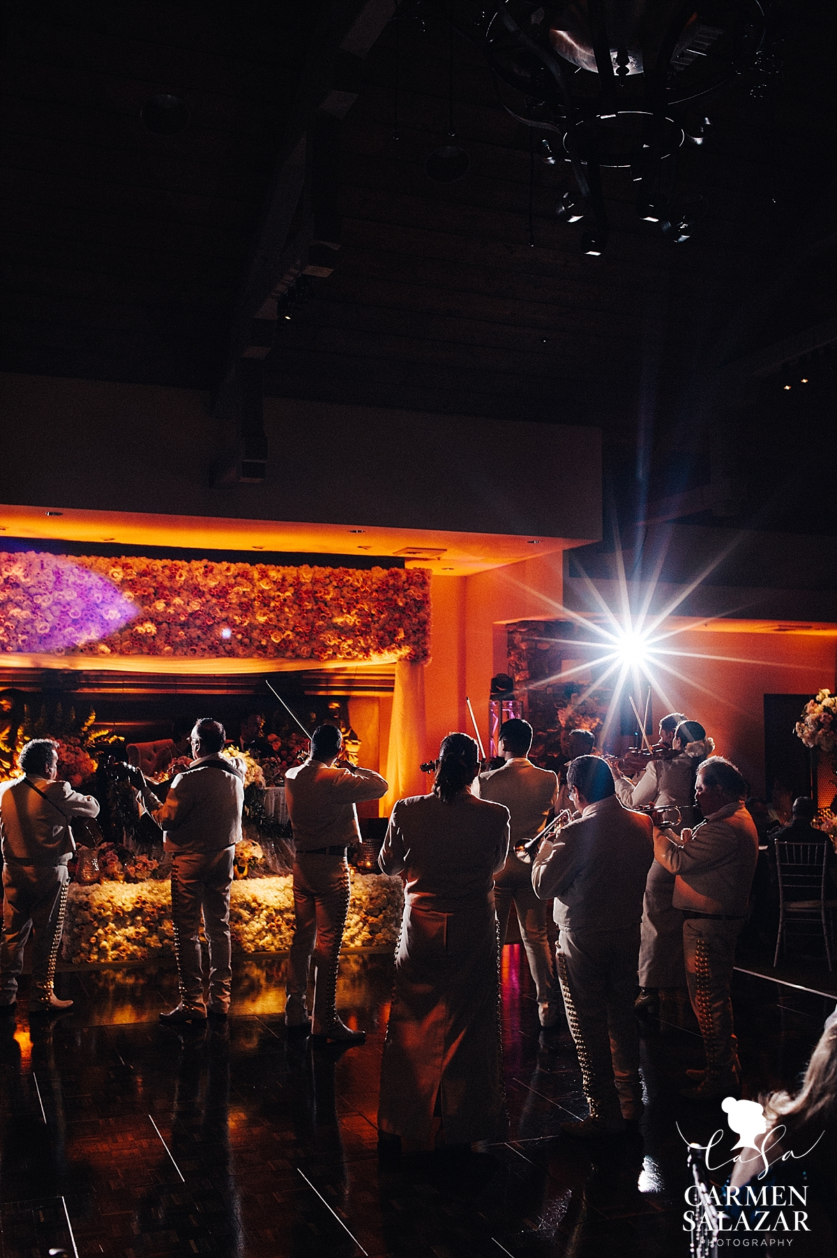 Mariachi serenade at Wine & Roses reception - Carmen Salazar