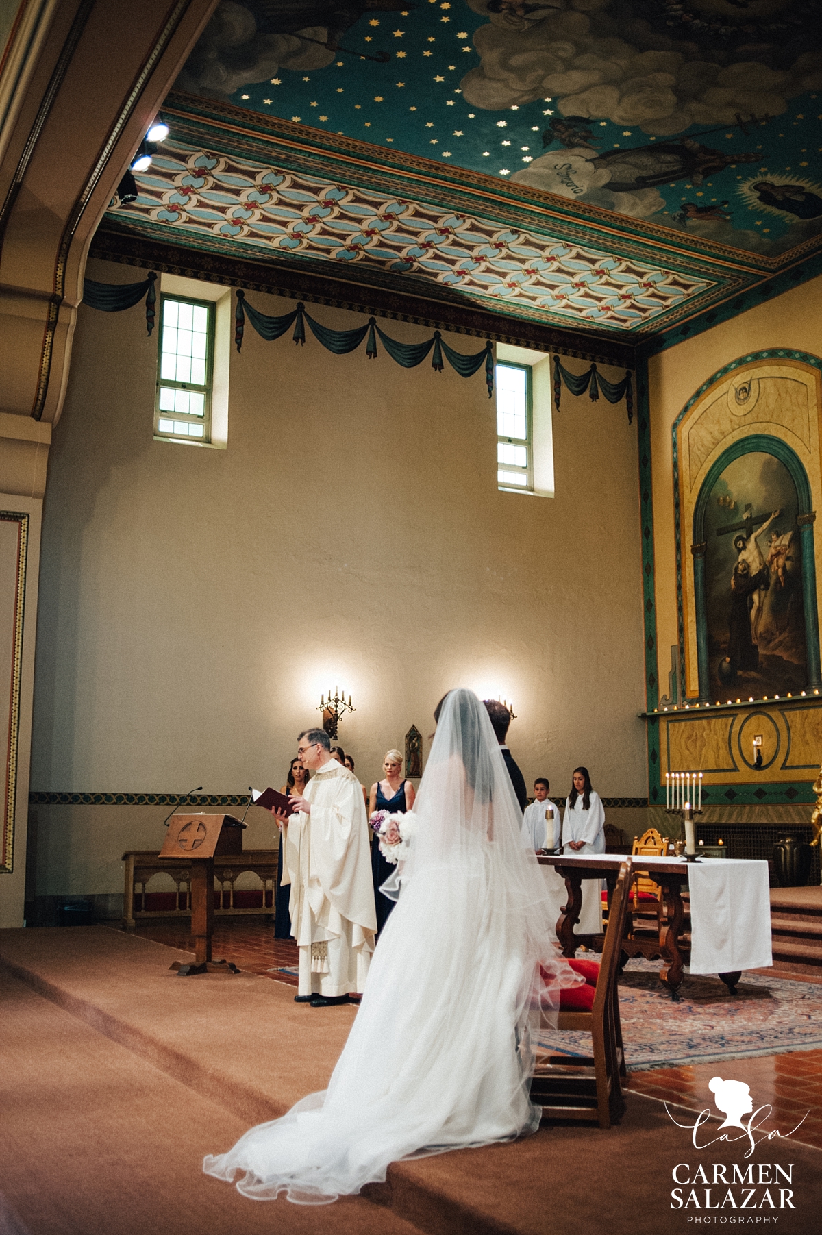 Beautiful Santa Clara cathedral wedding - Carmen Salazar