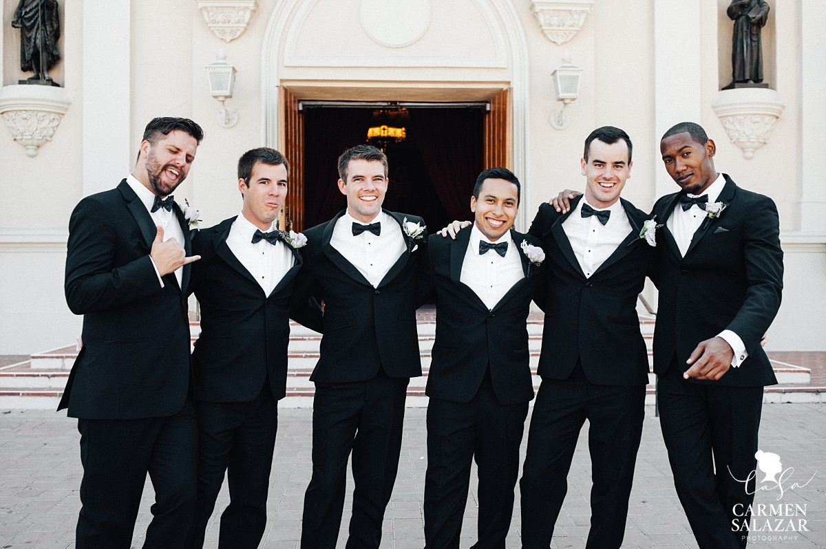 Classic groomsmen style in Santa Clara - Carmen Salazar