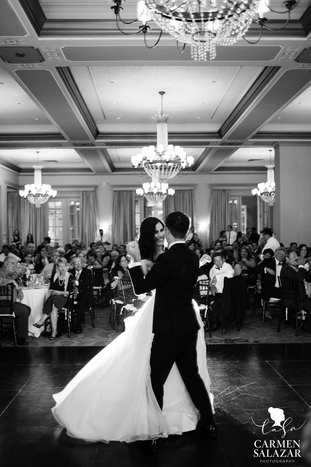 Classic ballroom wedding first dance - Carmen Salazar