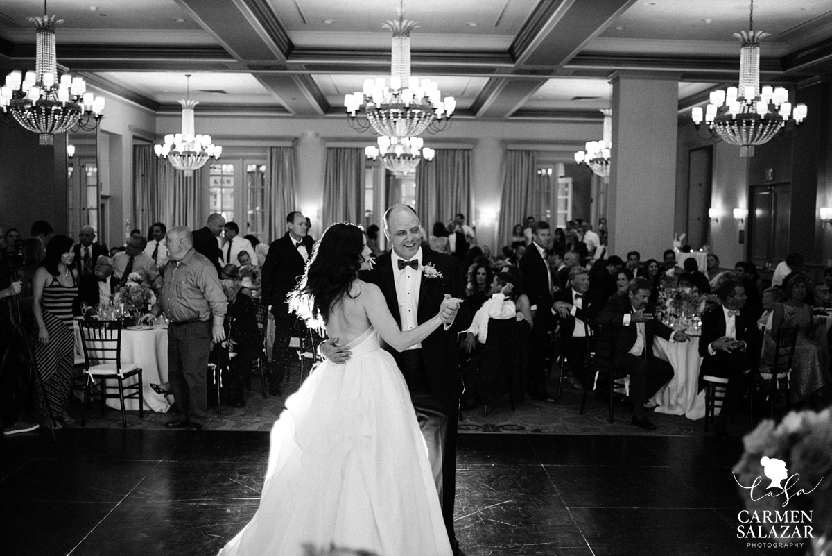 Classic bride and father dance at Westin - Carmen Salazar