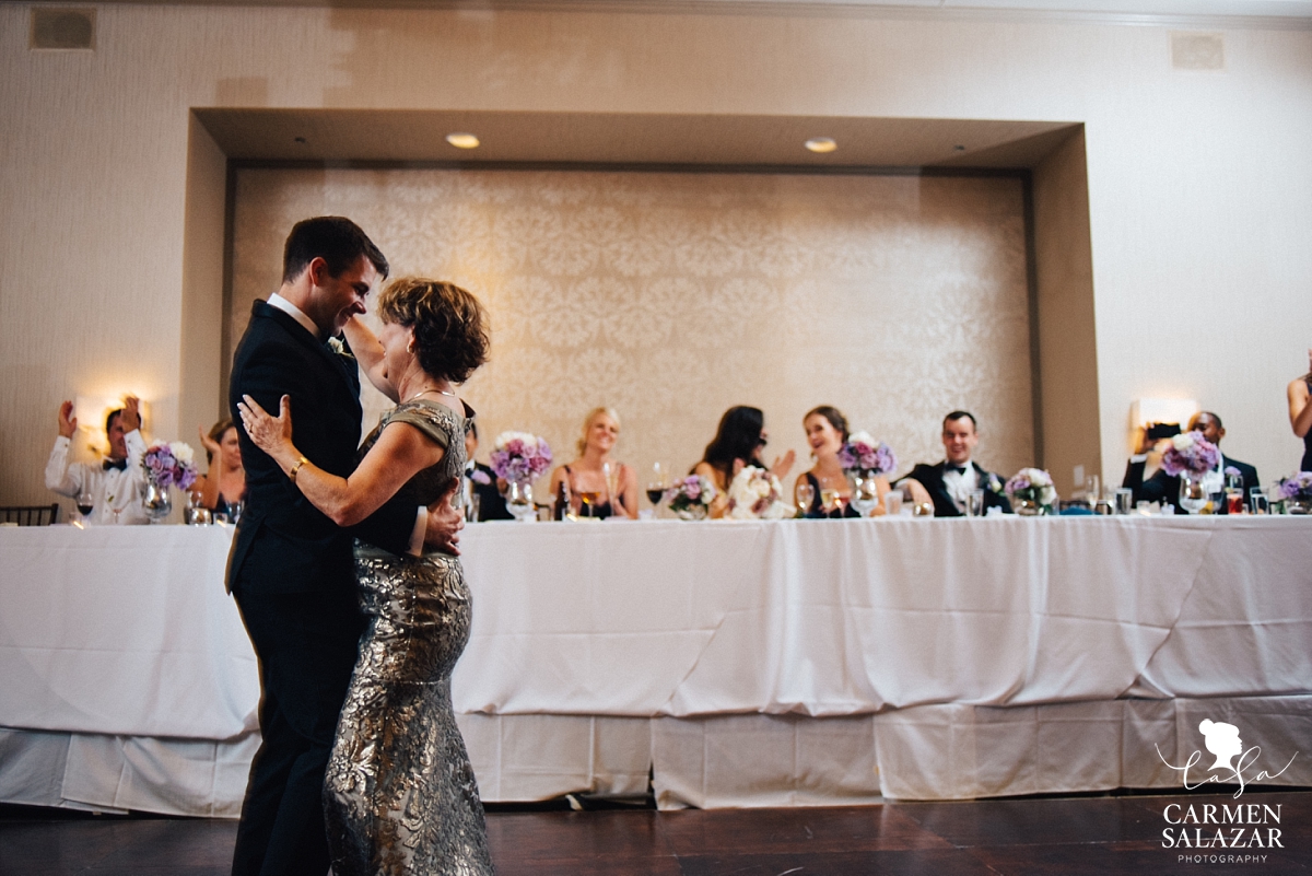 Mother and son dance at Westin San Jose - Carmen Salazar