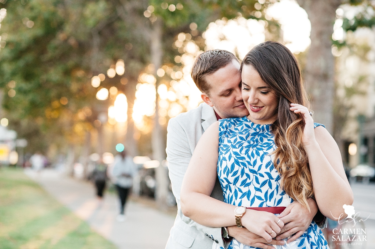 Sunset Lake Merritt Engagement Photography - Carmen Salazar