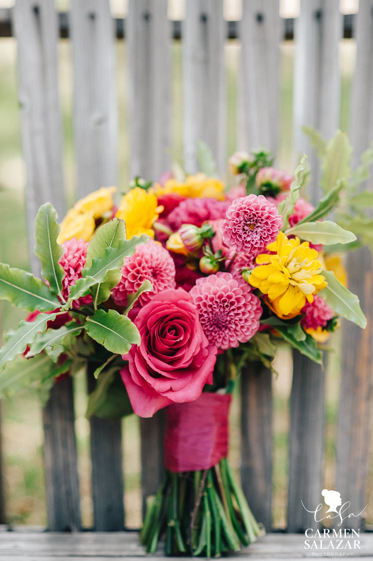 Gorgeous neon wedding bouquet by Melody Raye Flowers - Carmen Salazar