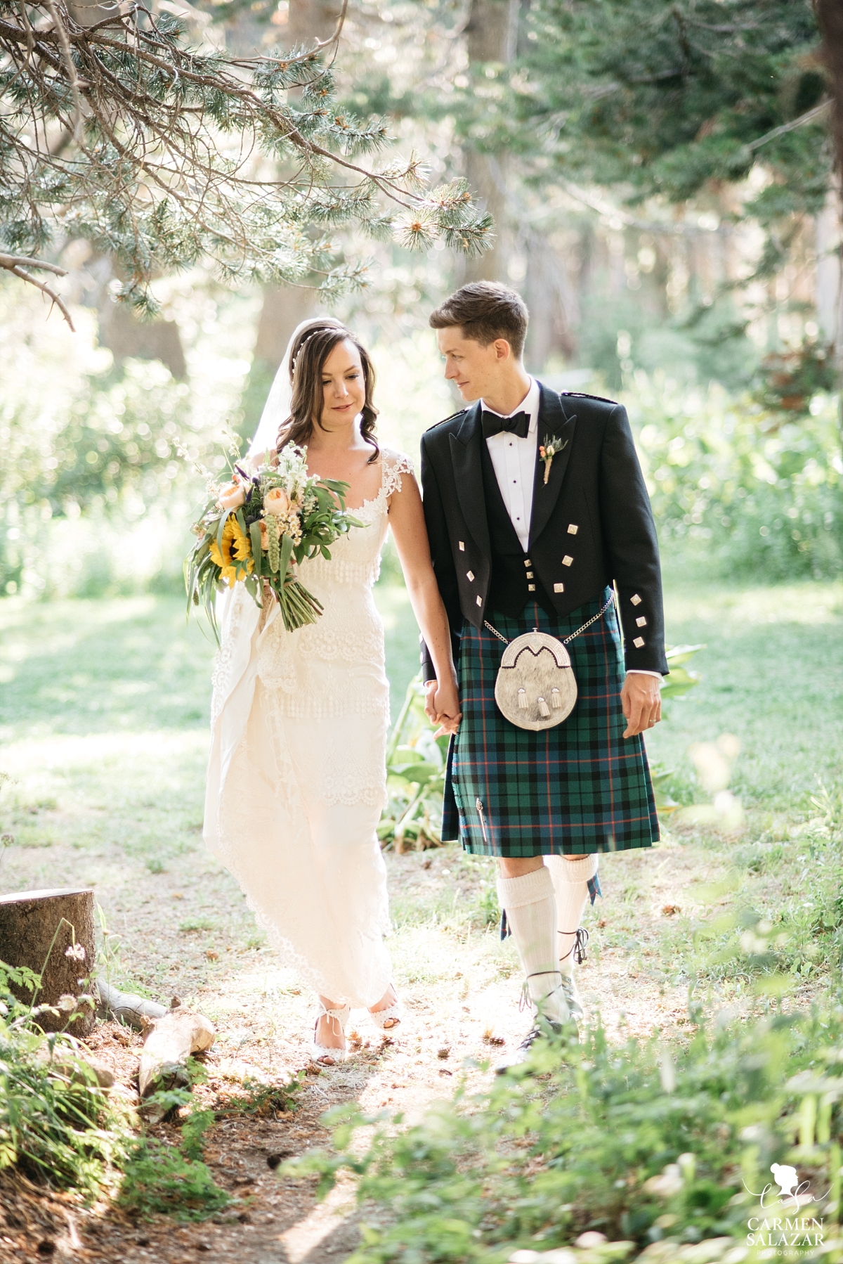 Rustic Scottish themed wedding in Tahoe - Carmen Salazar