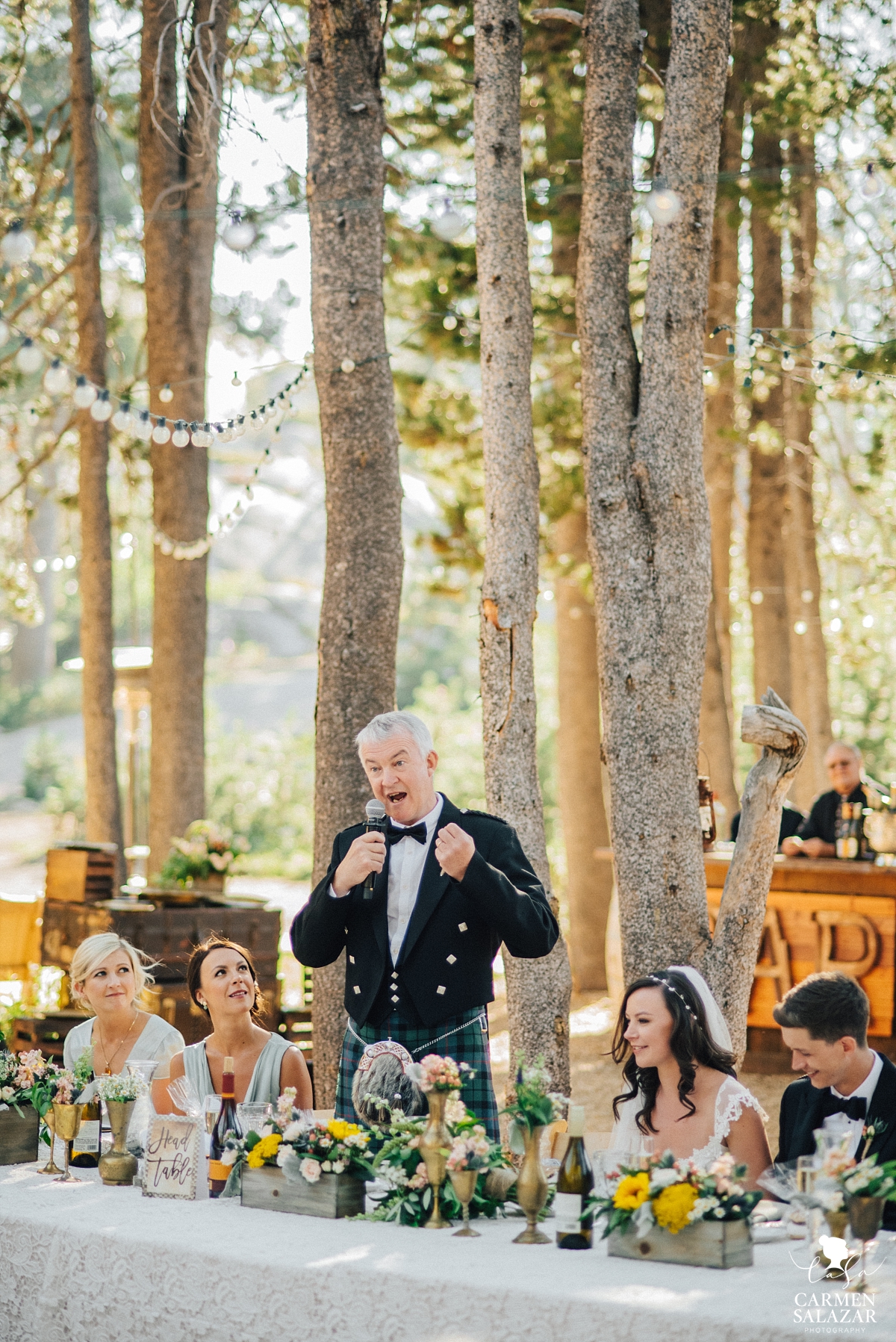 Father of the bride speech at The Hideout - Carmen Salazar