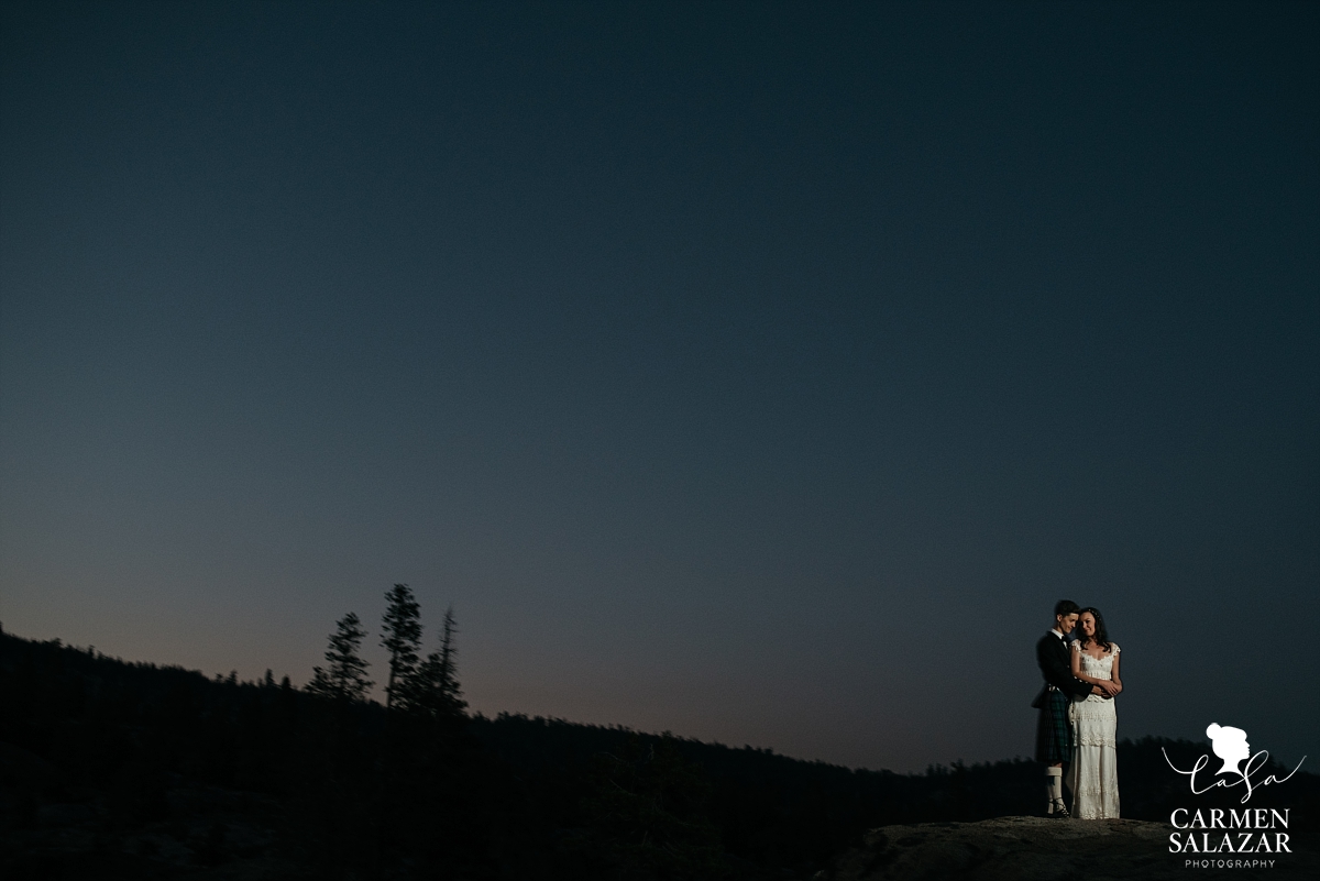 Dreamy Tahoe wedding sunset at The Hideout - Carmen Salazar