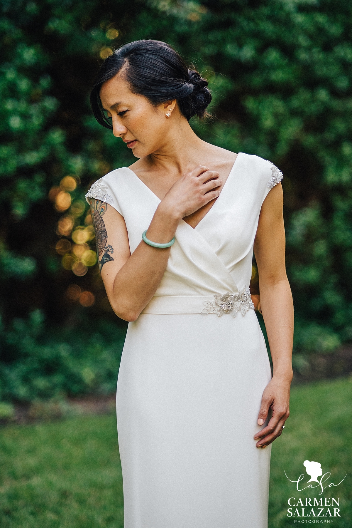 Elegant modern San Francisco bridal style - Carmen Salazar