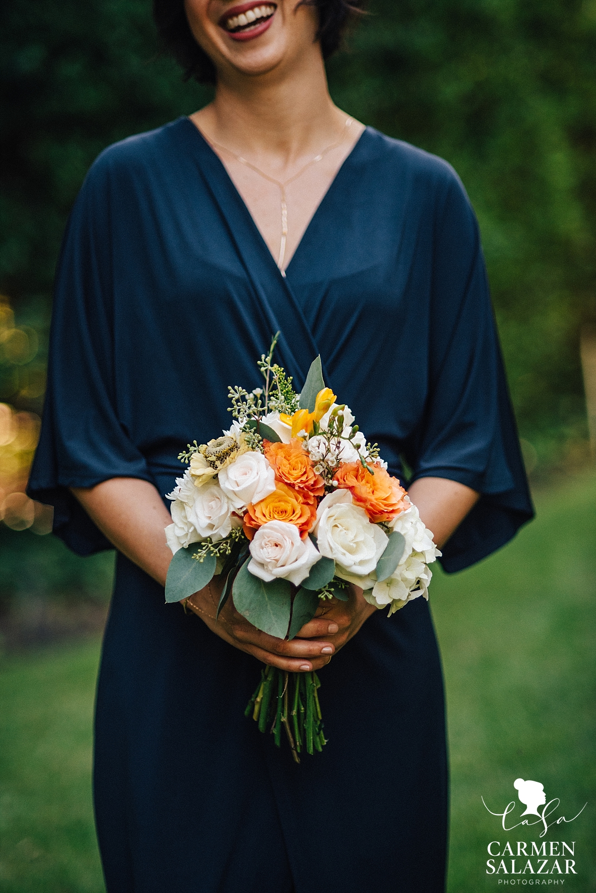 Beautiful modern bridesmaid style - Carmen Salazar