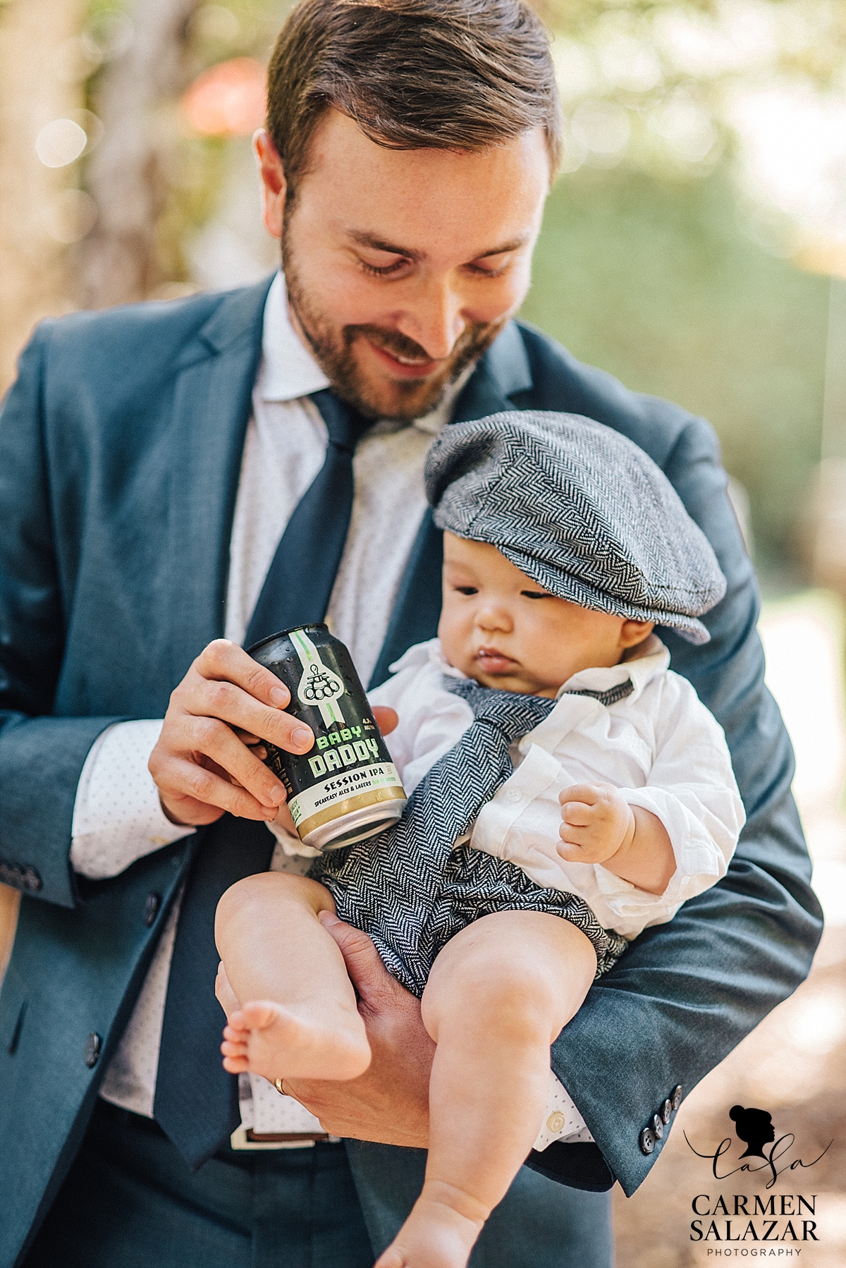 Adorable baby wedding fashion - Carmen Salazar