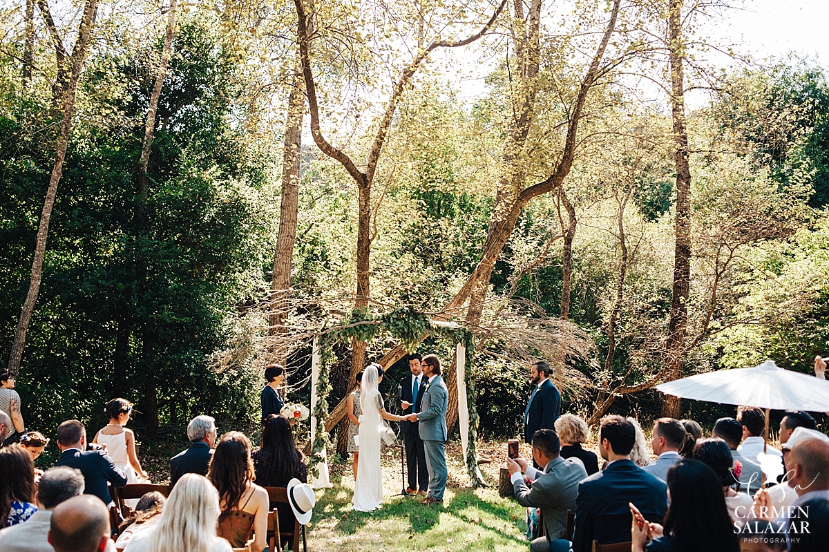 Intimate outdoor Santa Cruz estate wedding - Carmen Salazar