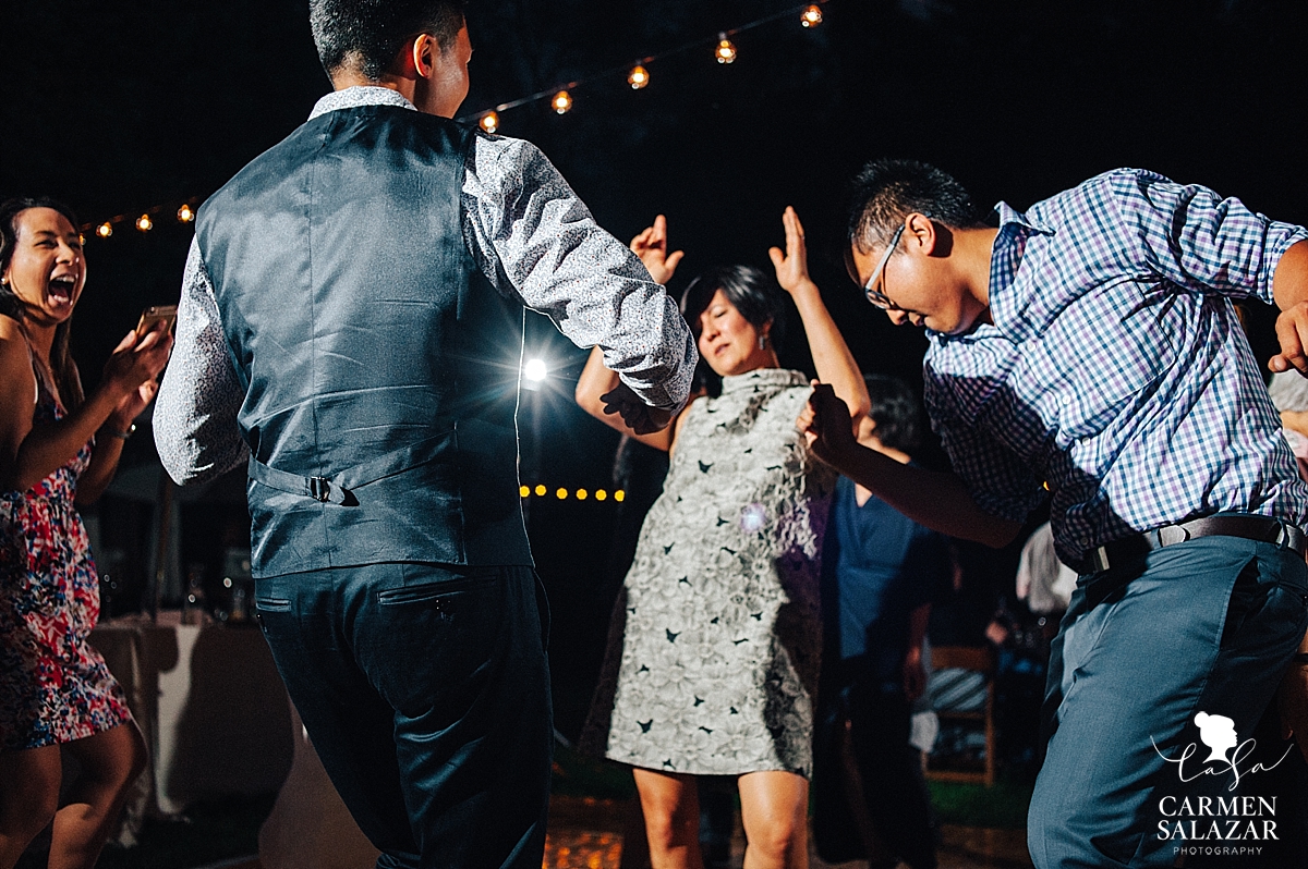 creative wedding dance floor night photography - Carmen Salazar