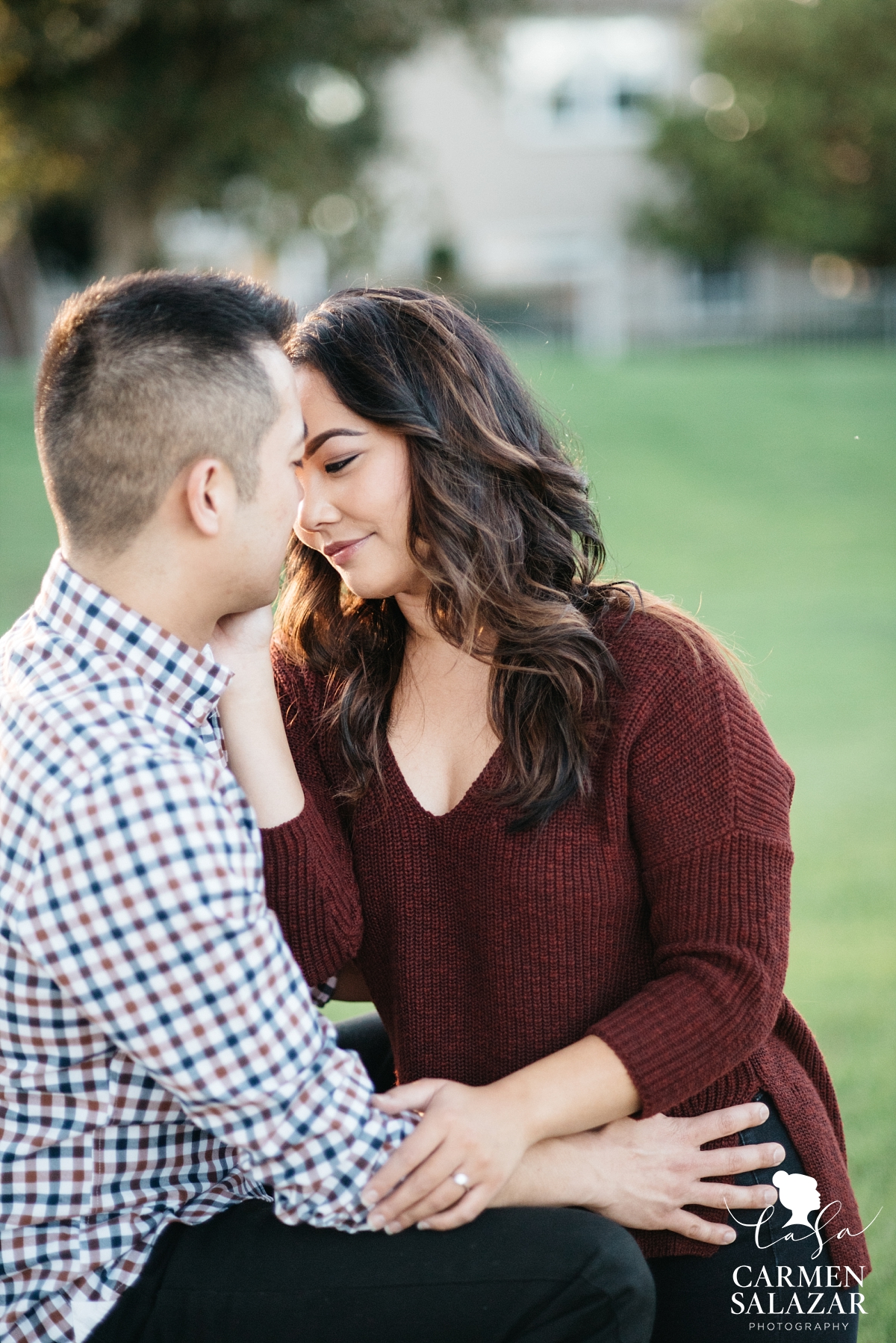 Sunset Sacramento engagement photography - Carmen Salazar