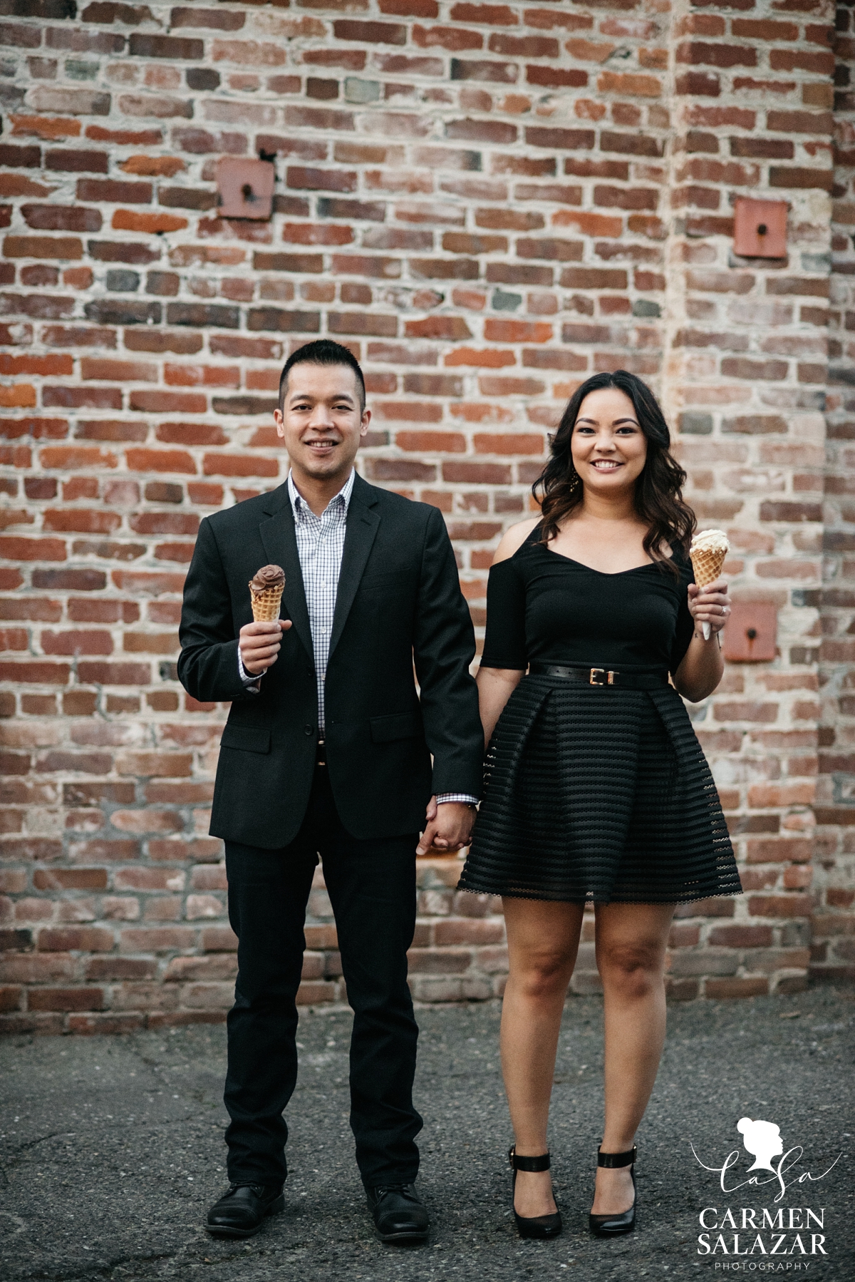 Gelato engagement session in Sacramento - Carmen Salazar