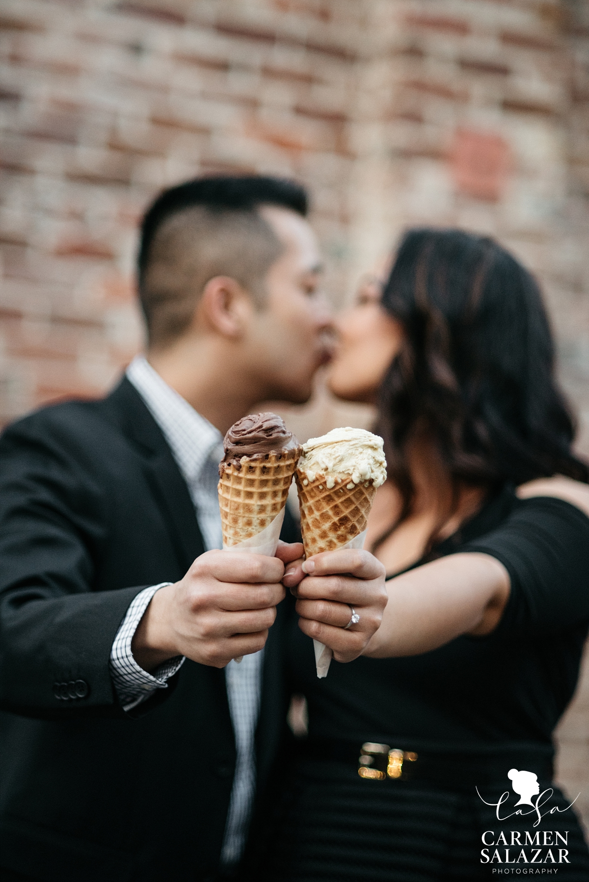 Gelato inspiration engagement session - Carmen Salazar