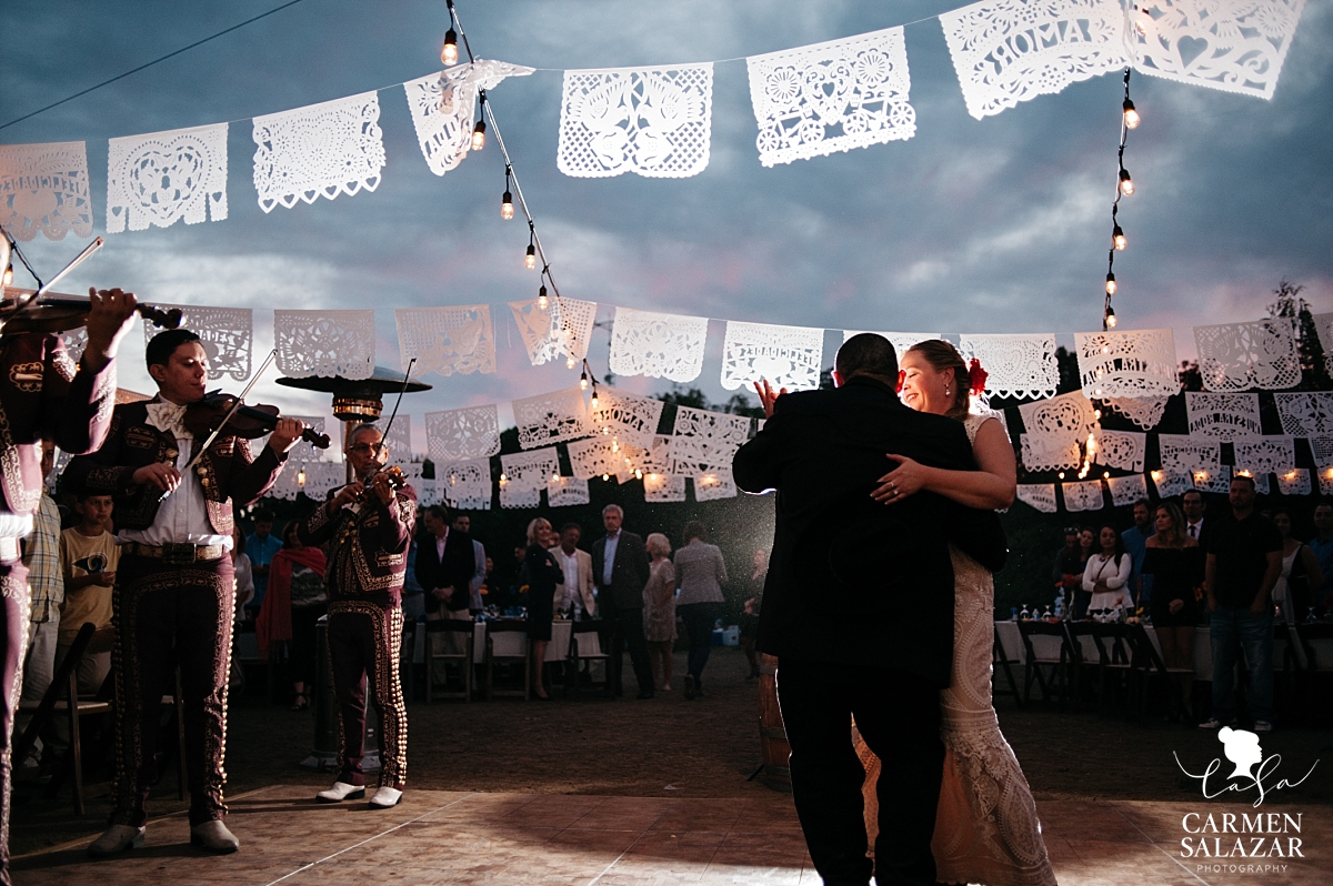 Mexican mariachi first dance at private estate - Carmen Salazar