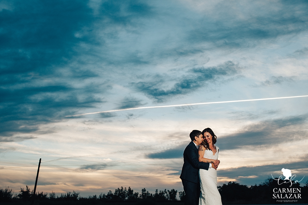 Epic Same Sex Wedding Sunset Photography - Carmen Salazar