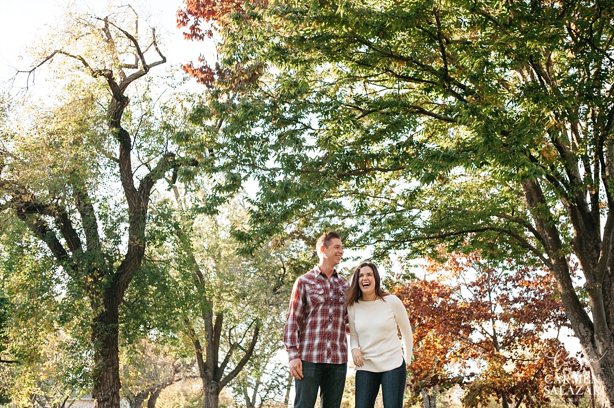 Fall elmhurst engagement session - Carmen Salazar