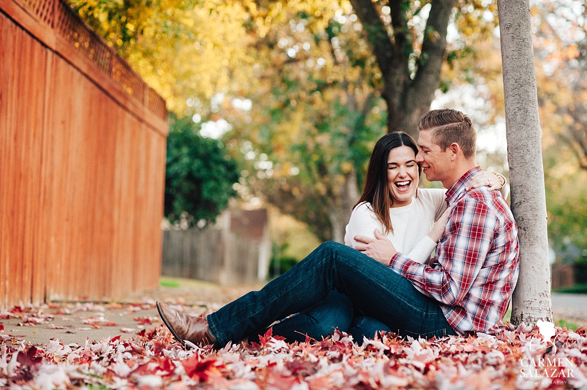 East Sacramento local engagement session - Carmen Salazar