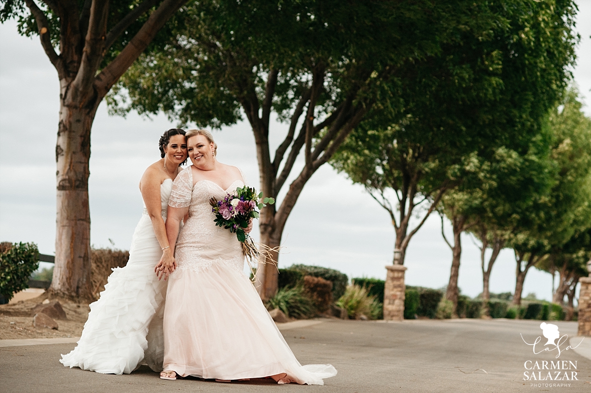 California lesbian bridal photography - Carmen Salazar