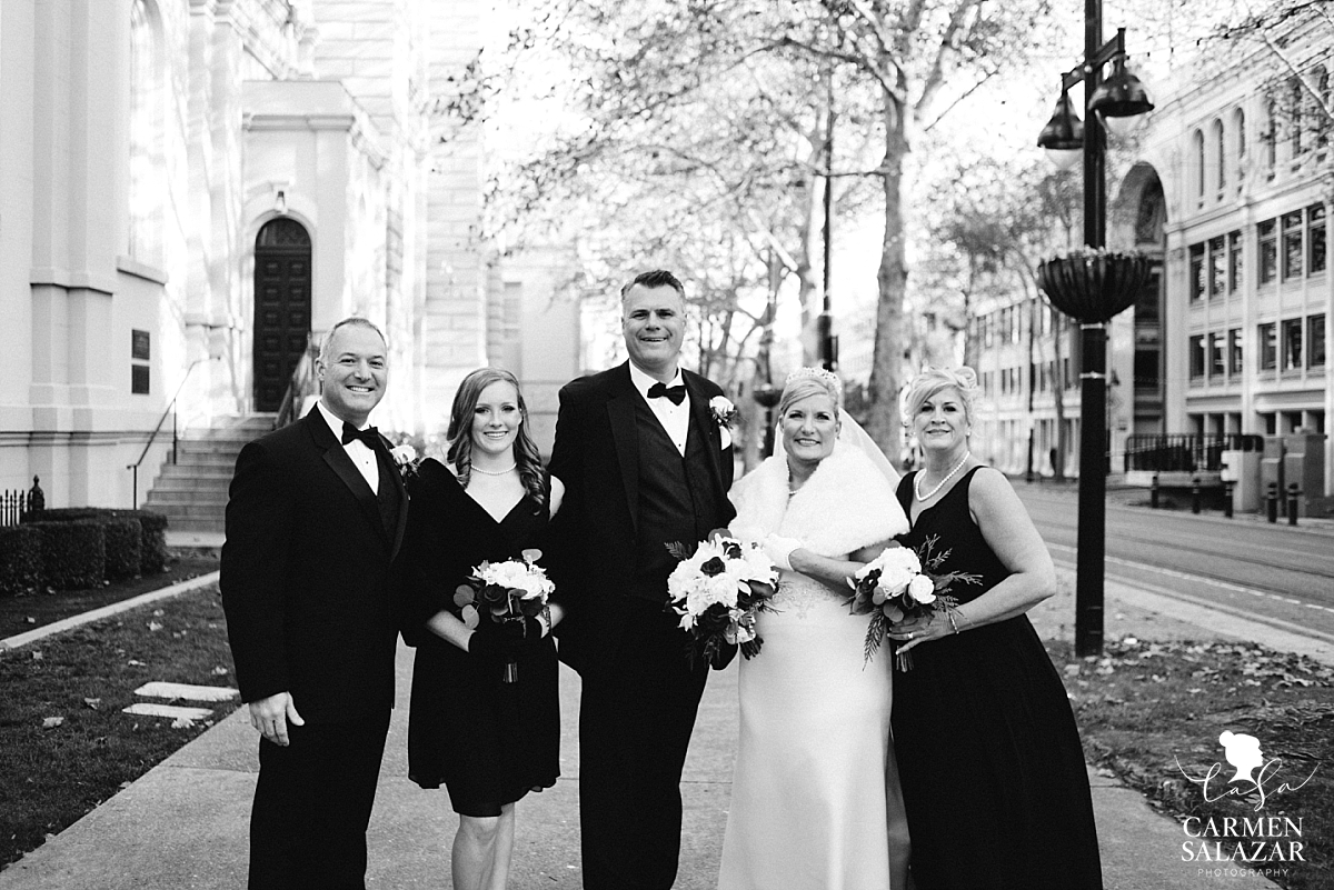 Downtown Sacramento bridal party portraits - Carmen Salazar