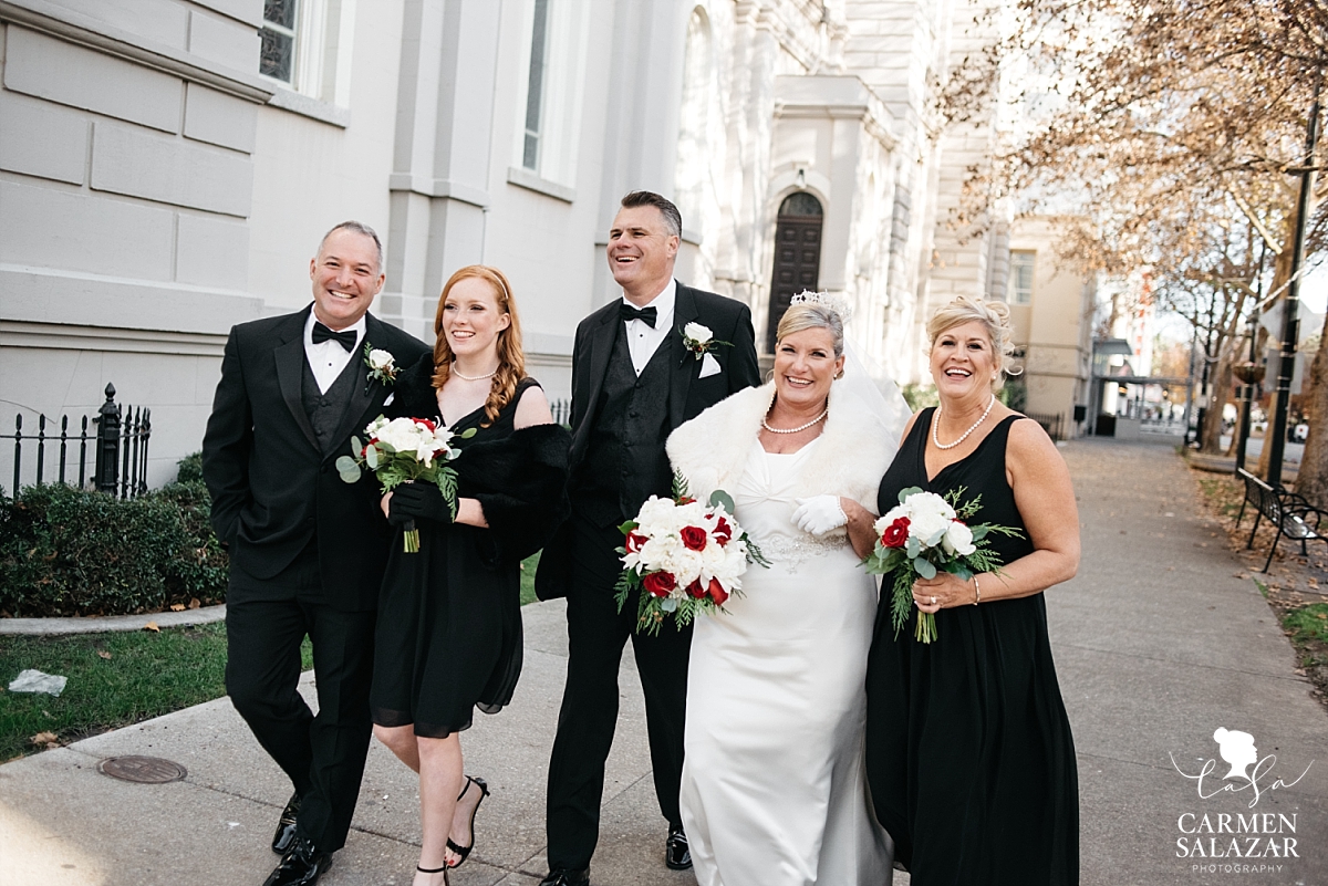 Cathedral of the Blessed Sacrament bridal party photography - Carmen Salazar