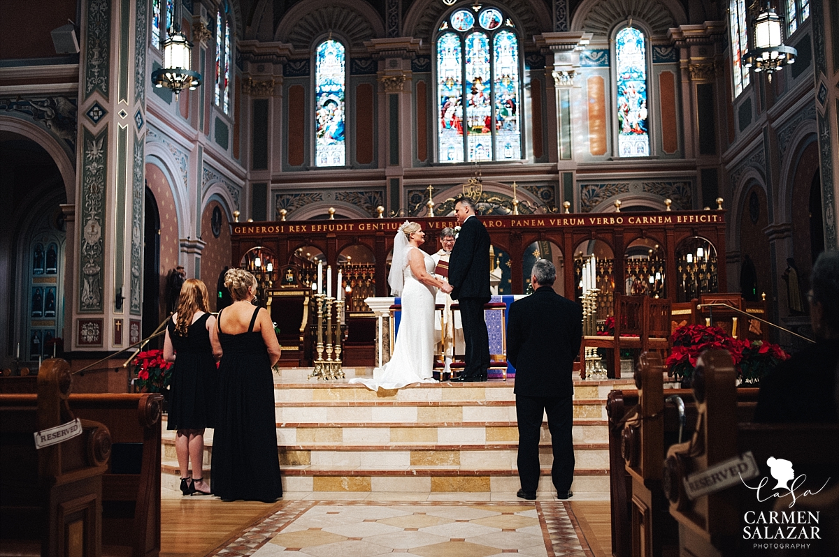 Winter Cathedral of the Blessed Sacrament wedding - Carmen Salazar