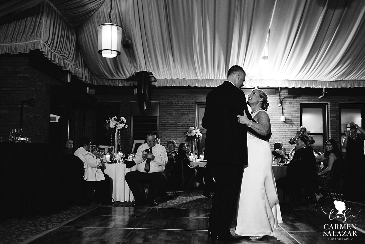 Citizen Hotel ballroom first wedding dance - Carmen Salazar