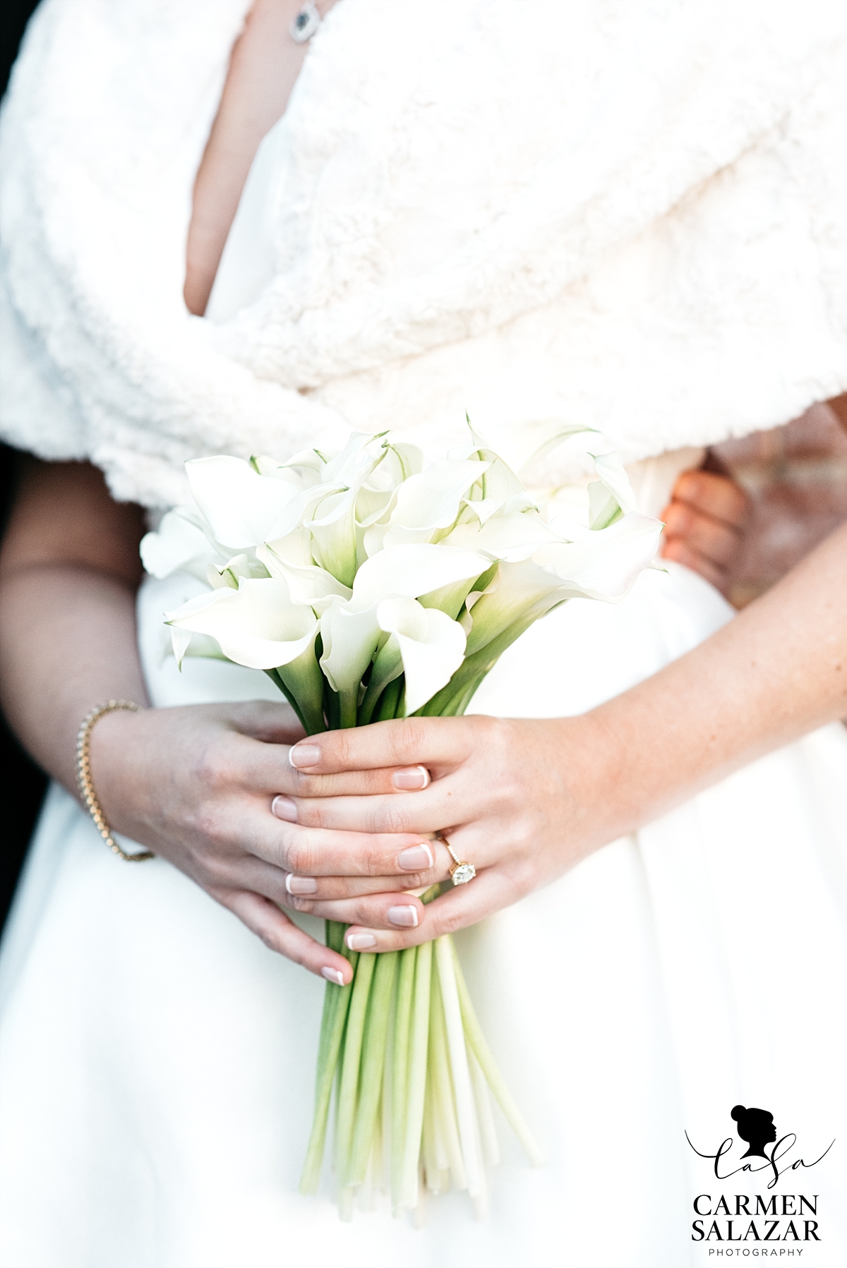 Calla Lilly wedding bouquet - Carmen Salazar