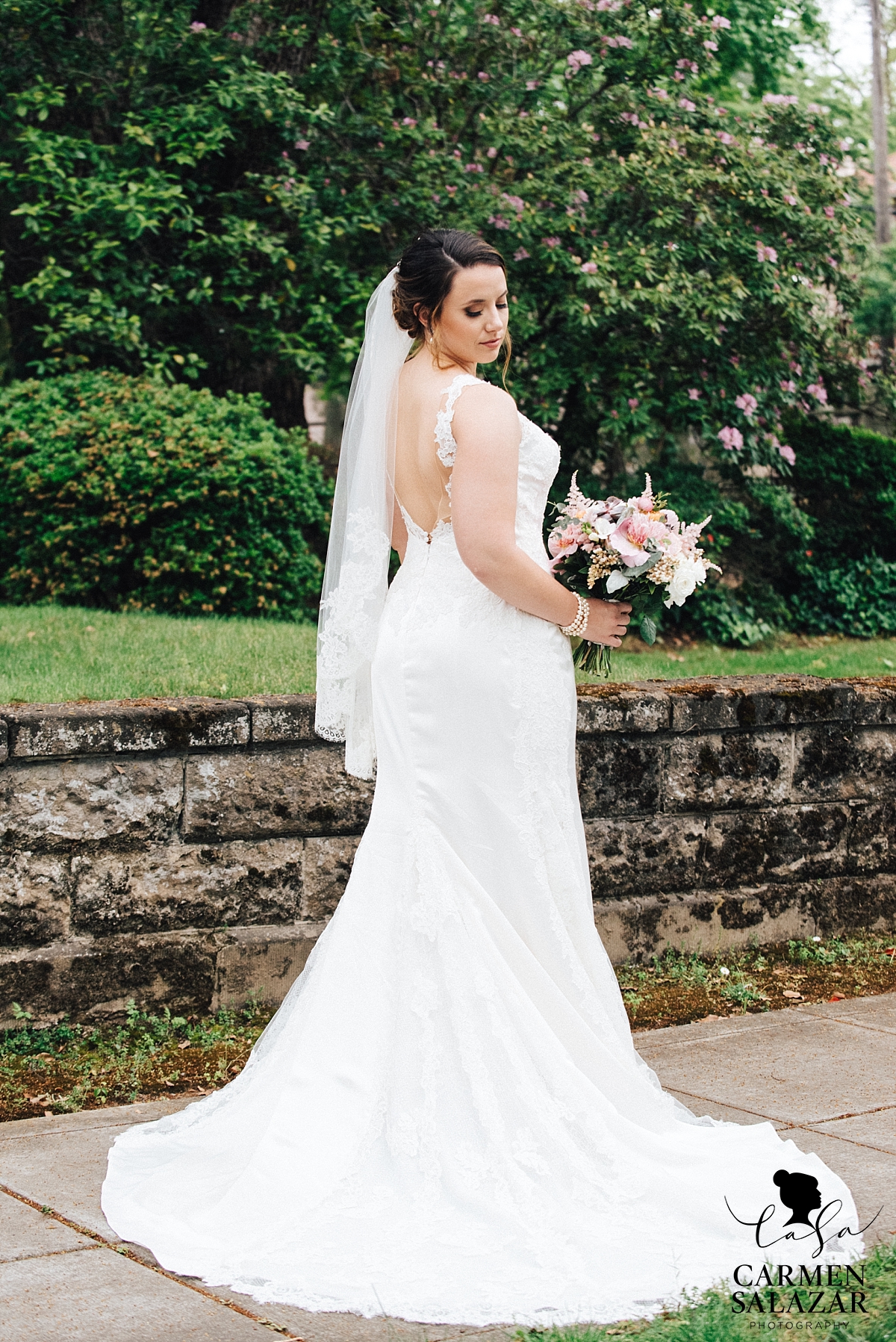 Gorgeous bridal gown from Pebbles Bridal - Carmen Salazar