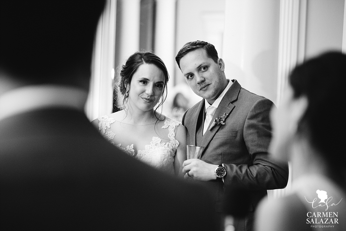 Vizcaya newlyweds watch speeches - Carmen Salazar