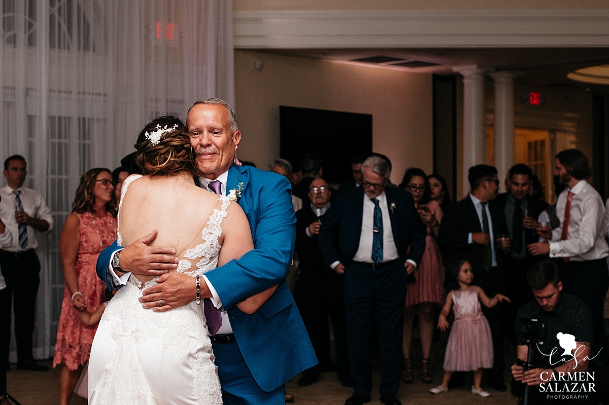 Emotional father daughter dance at Vizcaya - Carmen Salazar