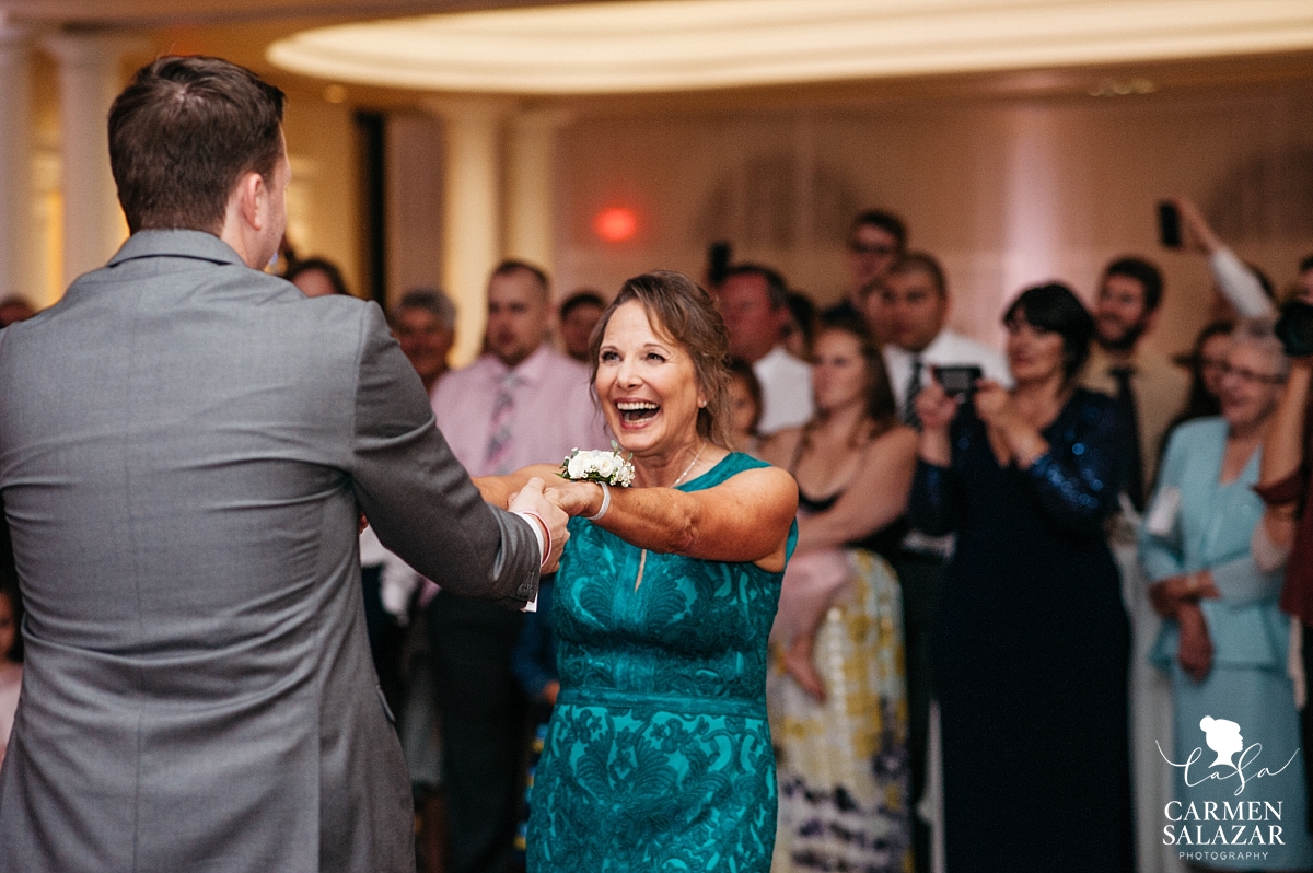 Happy mother son reception dance - Carmen Salazar