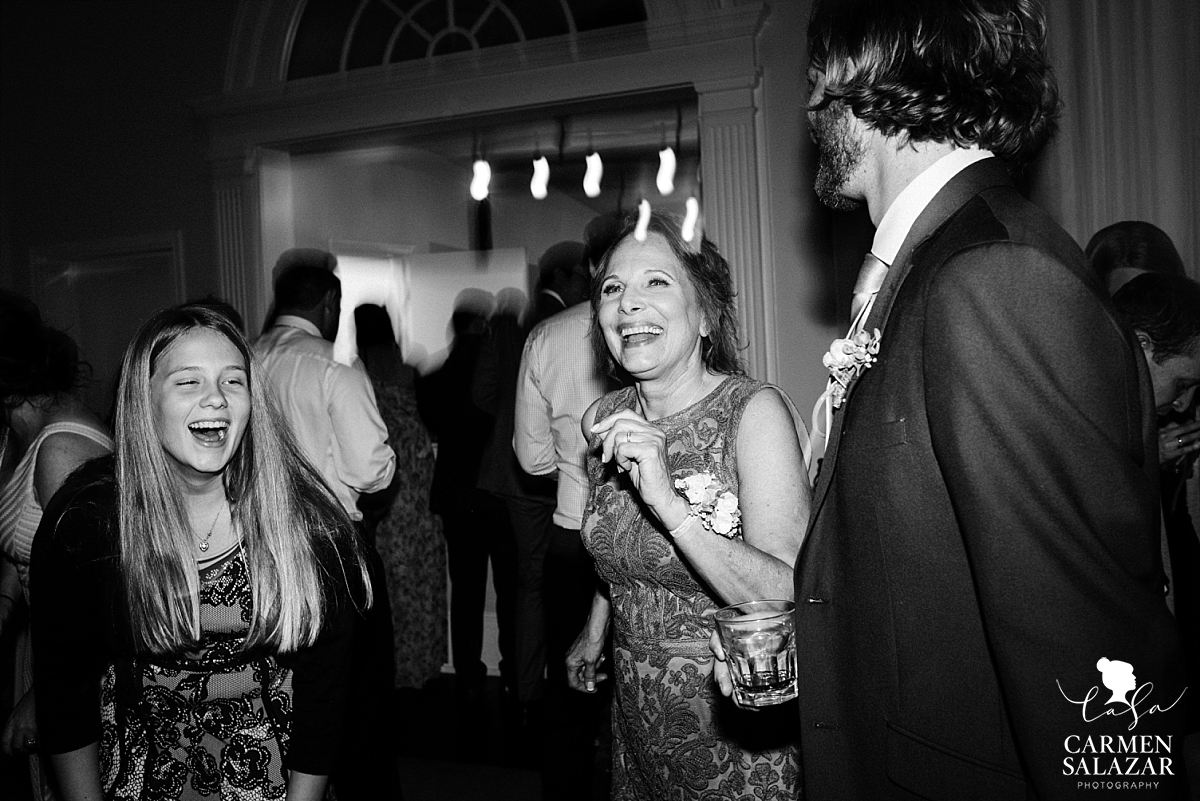 Groom's mother dancing at reception - Carmen Salazar