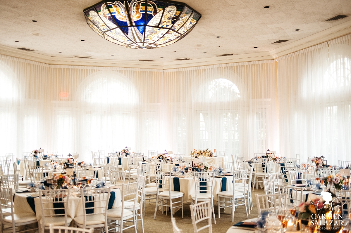 Decor at Vizcaya Sacramento reception - Carmen Salazar