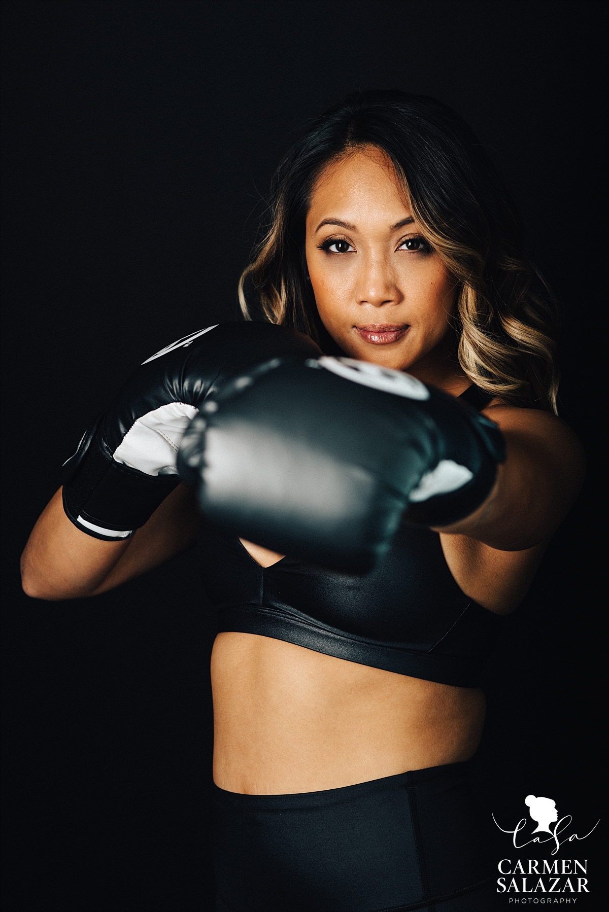 Fitness action head shots - Carmen Salazar