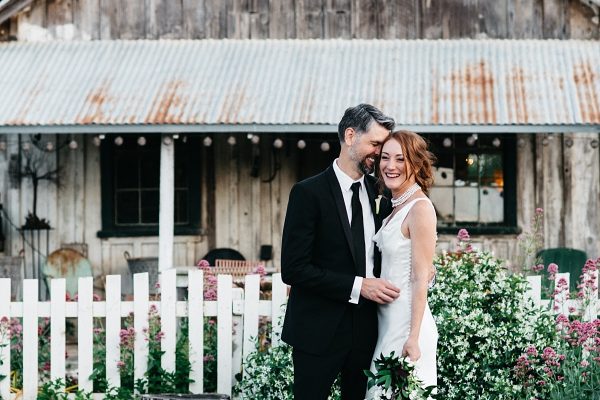 Intimate Park Winters Wedding