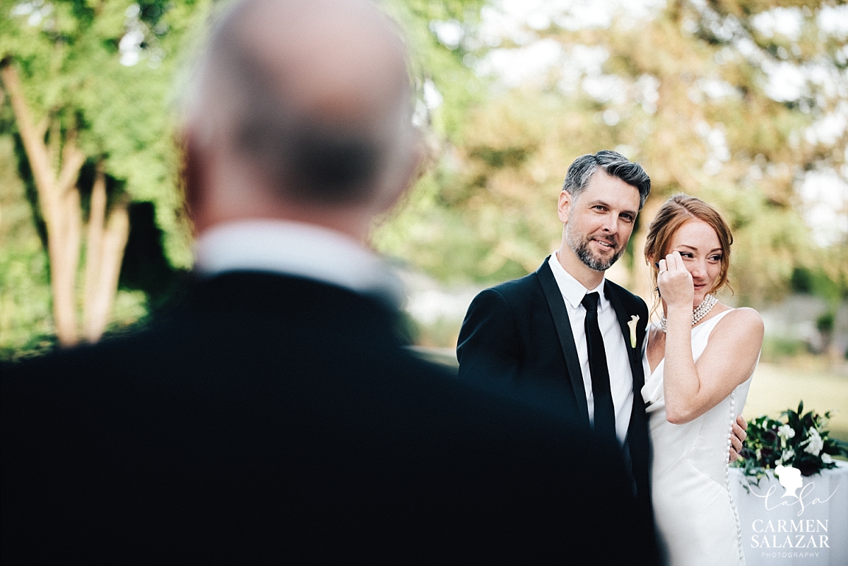 Park Winters bride cries at father's speech - Carmen Salazar